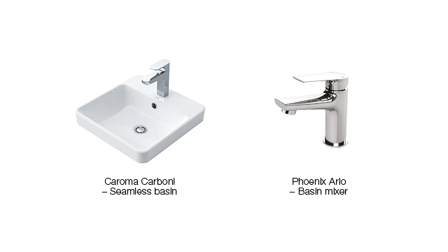 2307 Designer Inclusions (web) Bathroom 640x360px 1. Basins & Basin Mixers