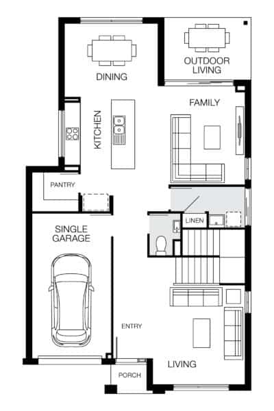 Alto 23 Sz Lhg (lower) Floorplan