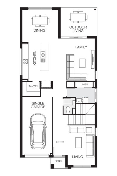 Alto 25 S Lhg (lower) Floorplan