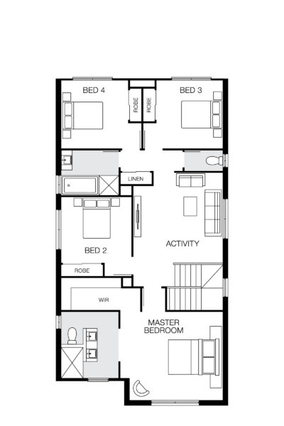 Alto 27 S Lhg (upper) Floorplan