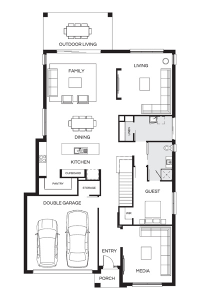 Atlanta 421n Lhg (lower) Floorplan