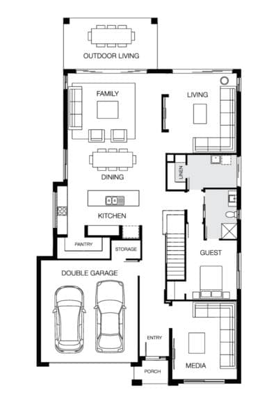 Atlanta 43 Lhg (lower) Floorplan
