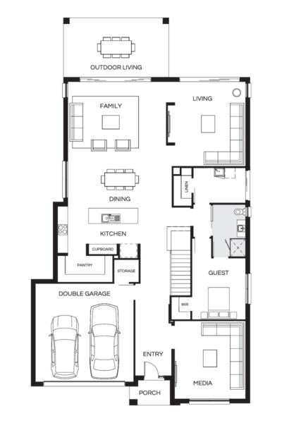 Atlanta 446n Lhg (lower) Floorplan