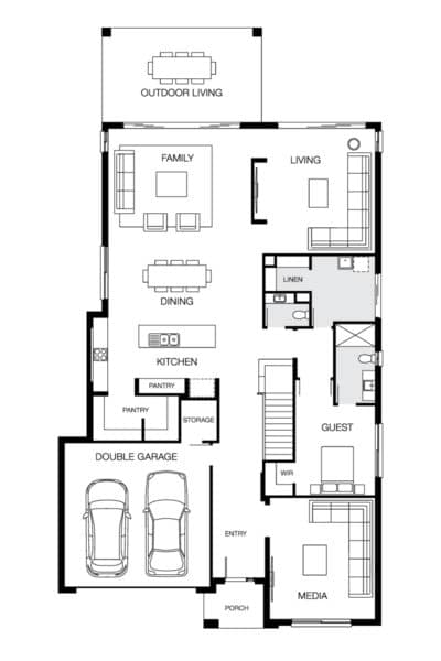 Atlanta 51 Lhg (lower) Floorplan