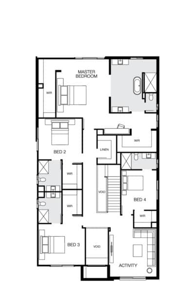 Atlanta 51 Lhg (upper) Floorplan