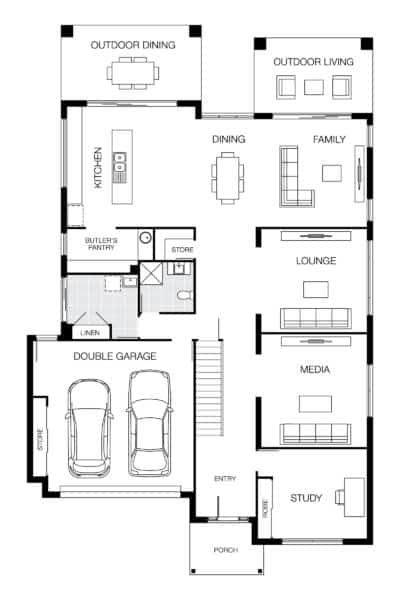 Bahama 50 Lhg (lower) Floorplan