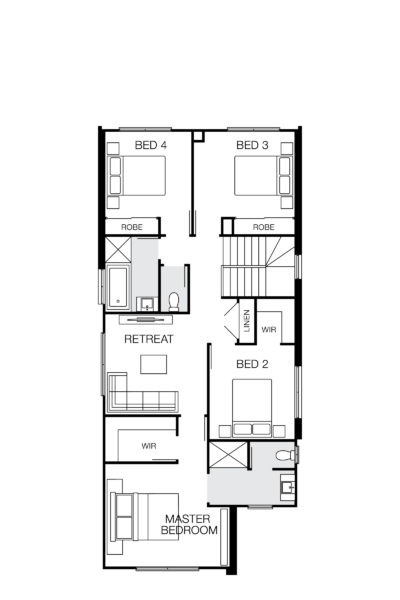 Baltimore 25 Lhg (upper) Floorplan