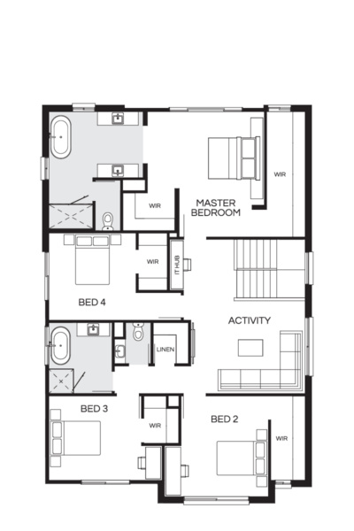 Bentley 300q Lhg (upper) Floorplan