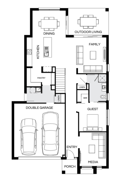 Boston 310n Lhg (lower) Floorplan