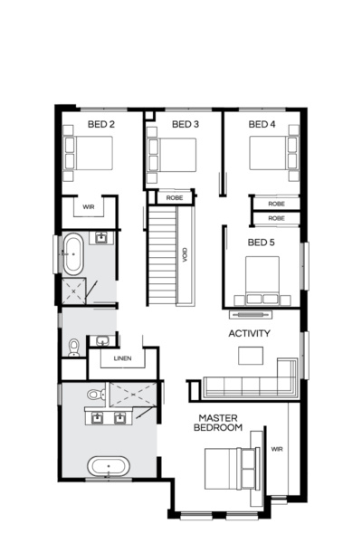 Boston 310n Lhg (upper) Floorplan