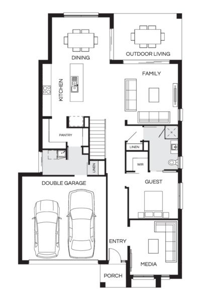 Boston 329n Lhg (lower) Floorplan
