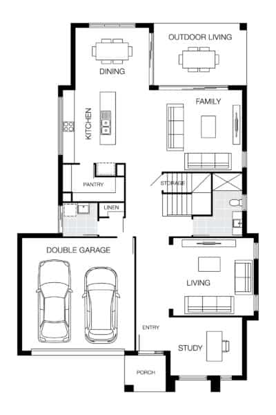 Boston 35 Lhg (lower) Floorplan