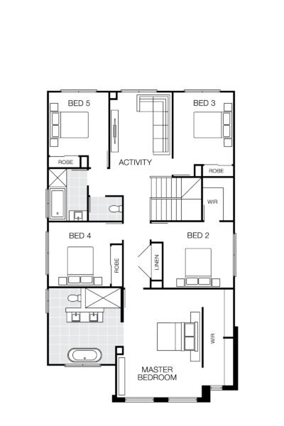 Boston 35 Lhg (upper) Floorplan