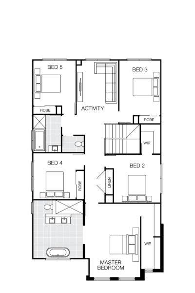 Boston 36 Mkii Lhg (upper) Floorplan