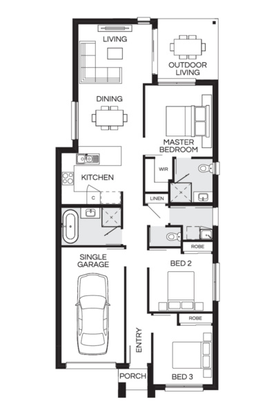 Brentwood 127n Lhg Floorplan