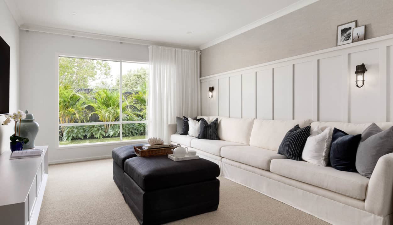 Hamptons-living-room-design | Coral Homes