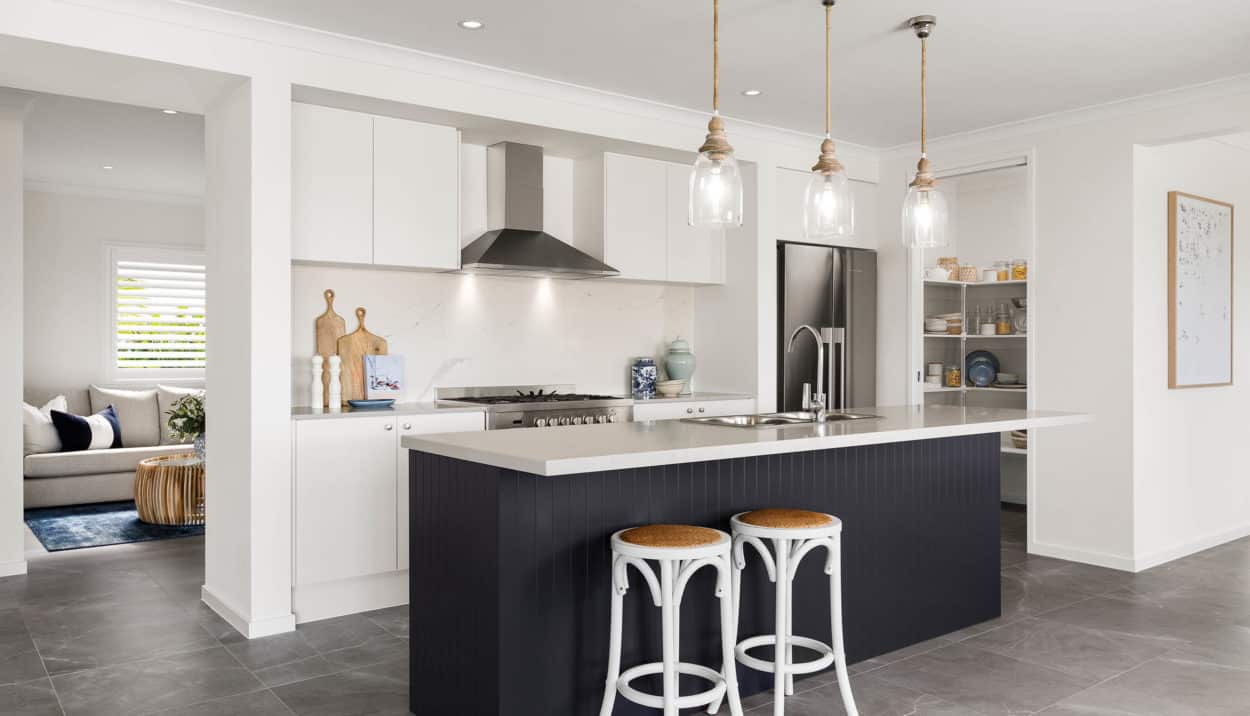 Hamptons-kitchen-design| Coral Homes - Thornton NSW