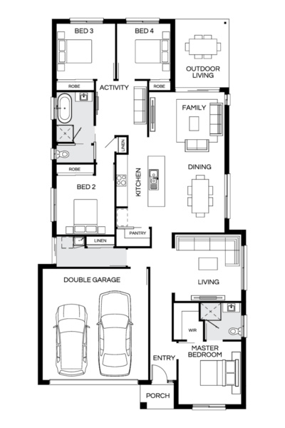 Capri 205q Lhg Floorplan