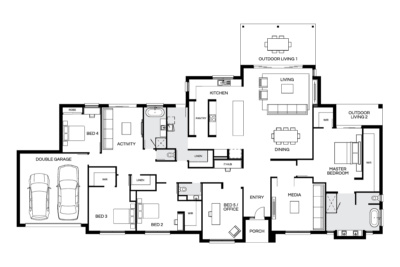 Highlands 387n Lhg Floorplan