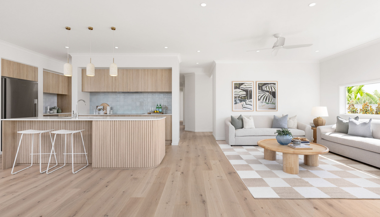 Lagos 291n (moonee Beach) Kitchen Living 1