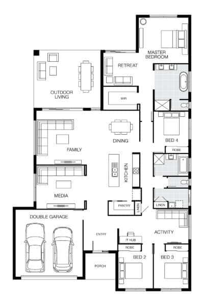 Lisbon 32 Lhg Floorplan