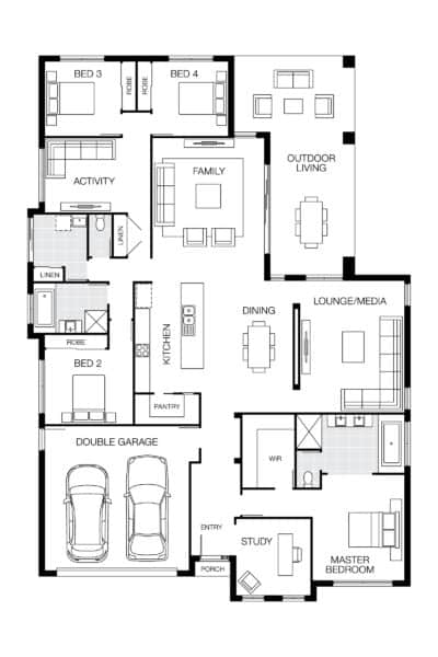 Marcoola 32 Lhg Floorplan