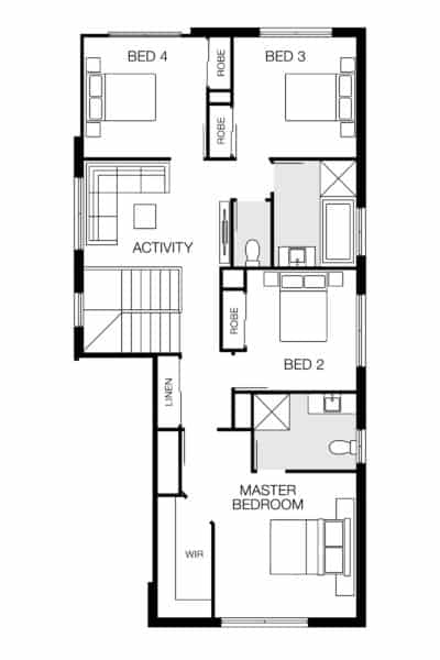Monash 22 Sz Lhg (upper) Floorplan
