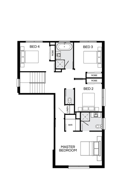 Monash 235n Lhg (upper) Floorplan