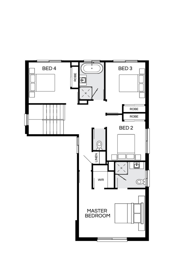 Monash 236q Lhg (upper) Floorplan