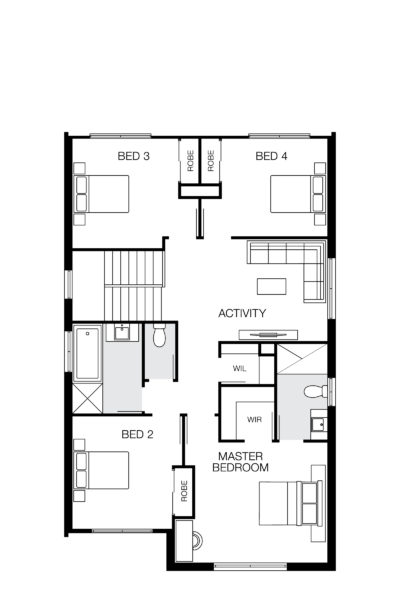 Monash 24 S Lhg (upper) Floorplan
