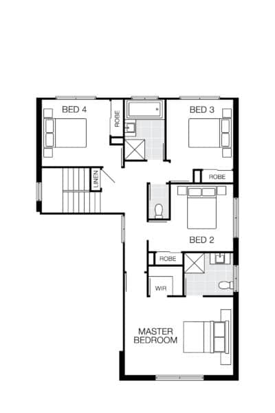 Monash 25 Lhg (upper) Floorplan