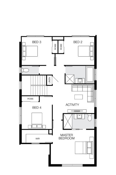Monash 25 S Lhg (upper) Floorplan