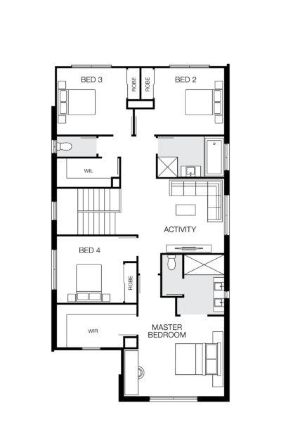Monash 27 S Lhg (upper) Floorplan