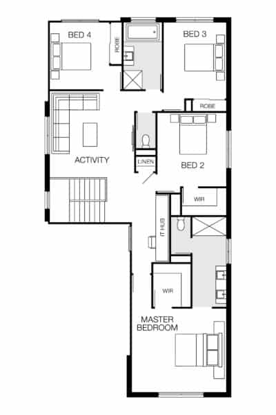 Monash 31 Lhg (upper) Floorplan