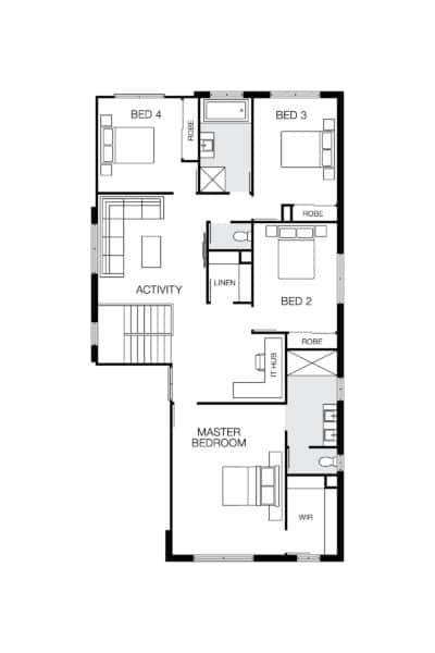 Monash 32 Lhg (upper) Floorplan