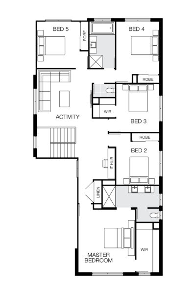 Monash 33 Lhg (upper) Floorplan