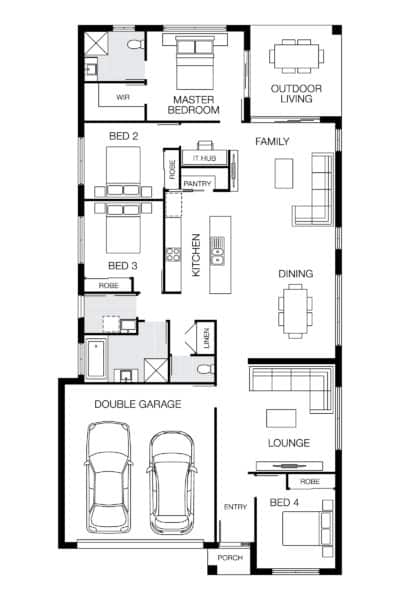 Noosa 22 Lhg Floorplan