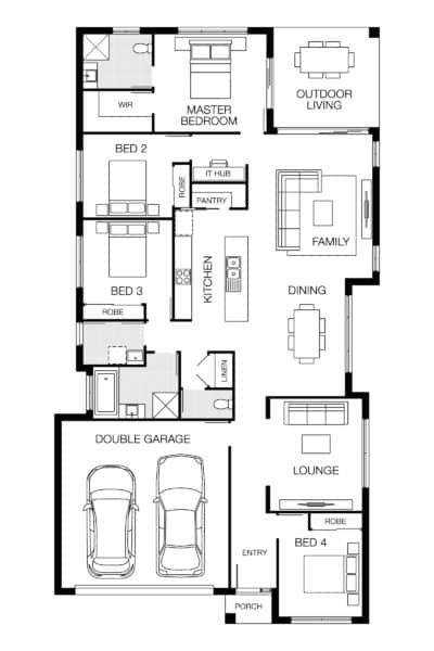 Noosa 23 Lhg Floorplan