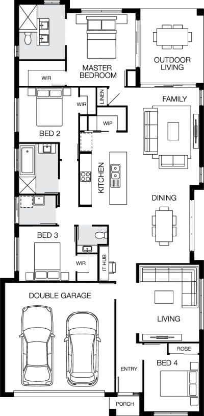 Noosaville 23 Mkii Lhg Floorplan