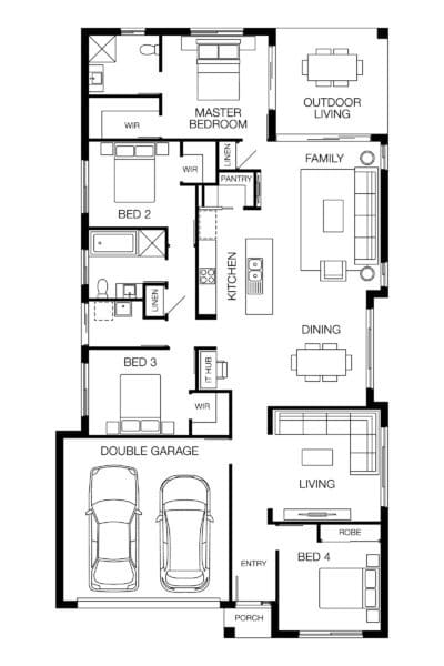 Noosaville 23 Sz Lhg Floorplan