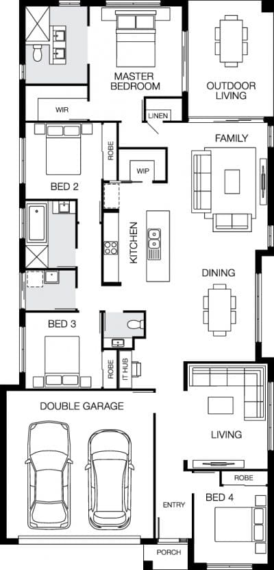 Noosaville 24 Mkii Lhg Floorplan