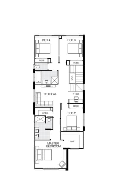Rochester 29 Lhg (upper) Floorplan
