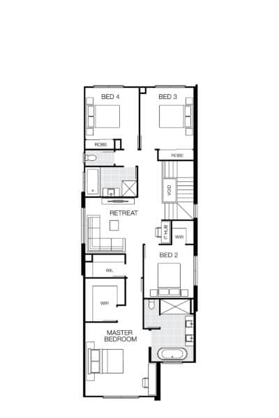 Rochester 31 Lhg (upper) Floorplan