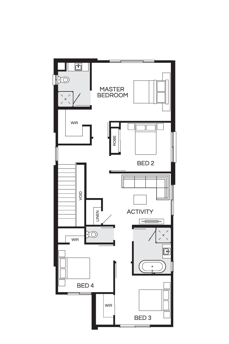 Sacramento series | Double Storey Home Designs | Coral Homes