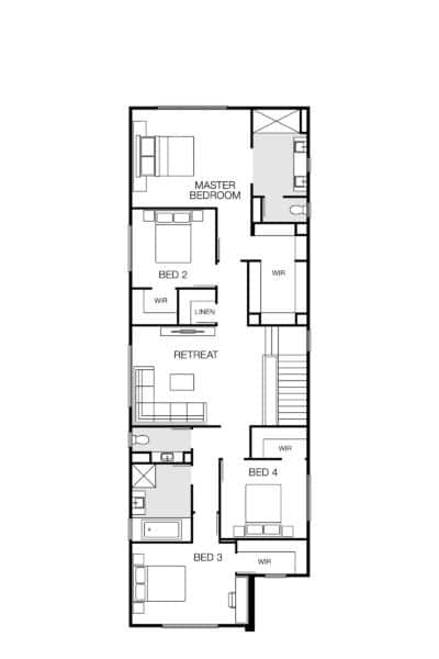 Sacramento 31 Lhg (upper) Floorplan