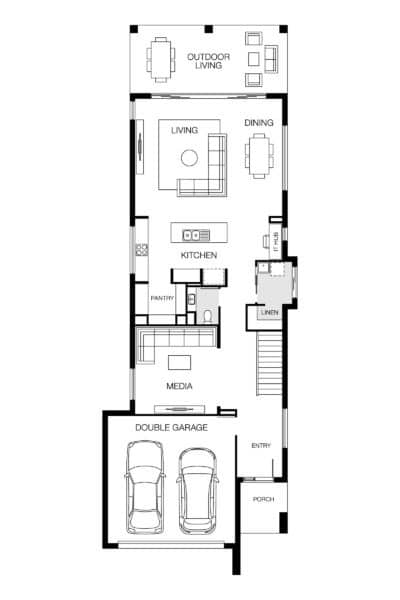 Sacramento 35 Lhg (lower) Floorplan