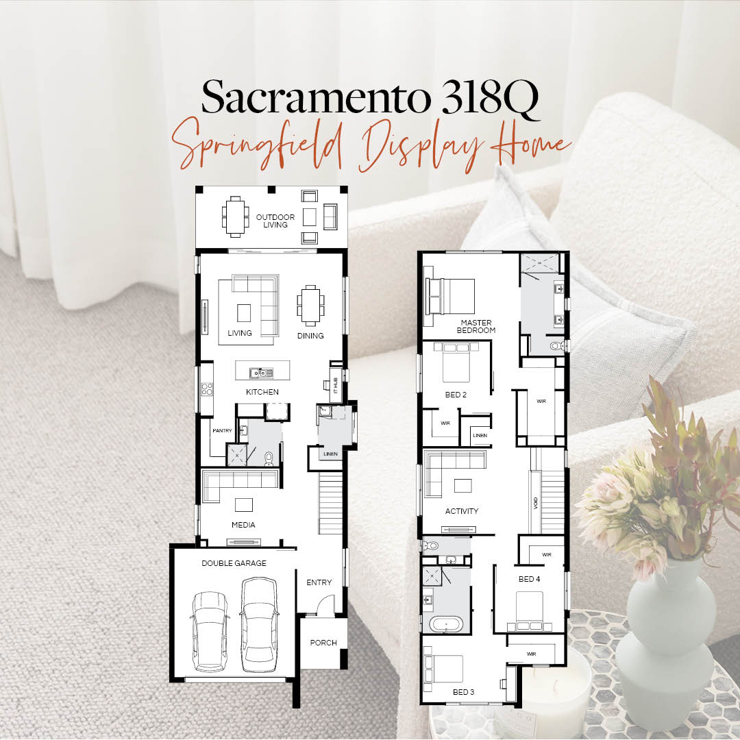 Sacramento Narrow Lot House Design
