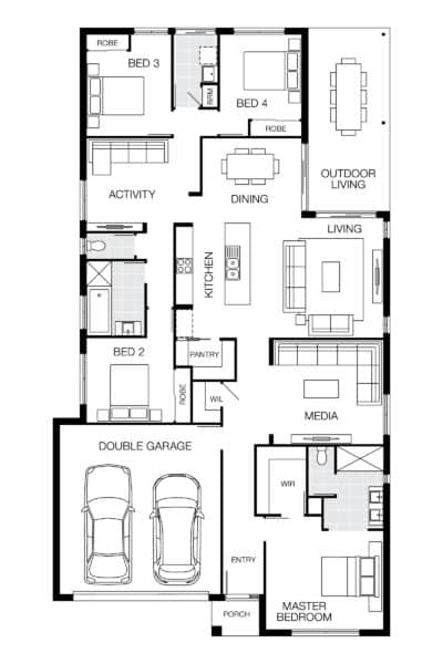 San Marino 25 Lhg Floorplan