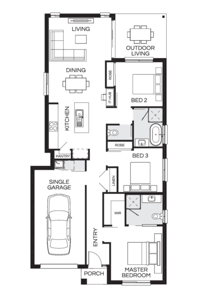 Sierra 134q Lhg Floorplan