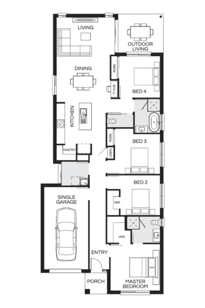 Sierra 164q Lhg Floorplan